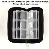 Memory Card Storage Bag Carrying Case Holder Wallet 22 Slots for CF/SD/Micro SD/SDHC/MS/DS Game Accessories memory card box