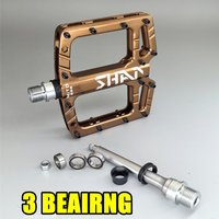 AliExpress shanmashi 2025 SHANMASHI MITOL Bike Pedals MTB Mountain Road Flat Non-slip CNC 3 Sealed Bearings Bicycle Pedals Route Cycling Accessories