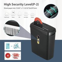 Small Size A4 Shredder Grinder for Office Household Paper Cutter Mini Gear Electric Automatic Bill Shredder Office Electronics 1