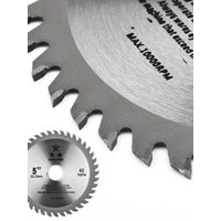 1/2Pcs/lot 5Inch 125mm 40T Circular Saw Blade, Multifunctional Cutting Disc for Wood Plastic Metal Rotary Cut Tool
