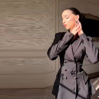 Beading A Line Blazer Jacket Pant Sets Lapel Slim Waist Lace Up Suit Coat Big Leg Straight Suit Pant 2026 New Lady Party Outfits