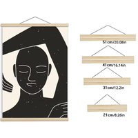 1 Set Wood Diamond Painting Poster Hanger Canvas Painting Frame Art Craft Hanging Frame Poster Frame Photo Cuadros Para Fotos