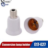 New!E17 Lamp Socket E17 to E27 LED Halogen CFL Light Bulb Lamp Adapter