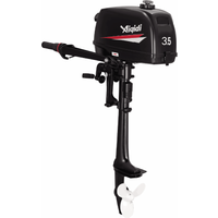New Arrive Aiqidi 2 Stroke 3.5 HP Water Cooled Petrol Outboard Motor/ Outboard Motors/Rubber Boat Power Marine Engine