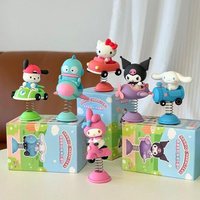 Authentic Sanrio Shake Happy HelloKitty Cinnamoroll KUROMI MY MELODY HANGYODON Pochacco Doll Handmade Toy Children's Toy Gift