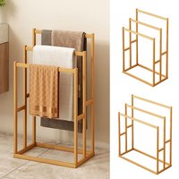 Towel Racks for Bathroom, 3 Tier Wide Towel Drying Rack, Free Standing Towel Rack Pool Towel Blanket Stand Display Rack for Bath