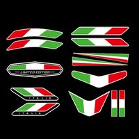AliExpress NONE 13Pcs Italy Flag Stickers National Emblem Decor Waterproof Vinyl Decals for Motorcycle Car Bicycle Truck Auto Parts Styling