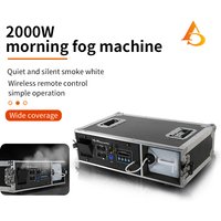 DMX Fog Machine 2000W Mist Haze Machine with Flight Case Package Smoke Machine Stage Lighting Effect Dj Club Wedding Party