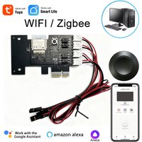 Tuya Wifi PC Power Switch Computer Remote Boot Startup Card Telecommuting PICE,Alexa Google Alice Tuya Smart Life APP Control