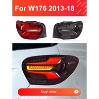 1 Pair LED Tail Light for Benz A Class W176 2013-2018 Tail Lamps Plug and Play with Full LED Rear Taillights