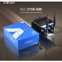 MINIX Z150 fanless mini PC , 16GB DDR4, 512GB M.2 PCIe X4 NVMe SSD Windows 11 Desktop Computer,2.5 GbE Ethernet, Dual HDMI 4K