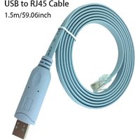 USB to RJ45 Console Cable for H3C Cisco Huawei Switch Extend Wire RS232 Serial Adapter Router Cord USB 8P8C Convert Lan Cable