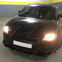 For Audi TT 8J 8N Racing Style 3Pcs Front Bumper Lip Spoiler Splitter Diffuser 1.8T 2.0TFSI 3.2FSI 1998-2014 Bodykits Tuning