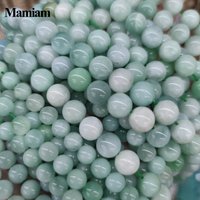 Mamiam Natural Rare AAA Burma Jadeite Beads Stone Bracelets Necklace Diy Jewelry Making Design Party Pulseras Gift For Women