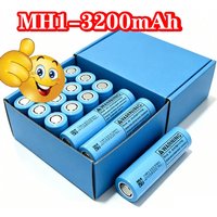 INR18650-MH1 Lithium Ion Battery 3.7V 3200mAh 10A High Drain 18650 Rechargeable Cell For Power Tools