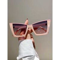 GM LUMIAS Oversized Cat Eye Sunglasses Women Fashion Vintage Gradient Casual Shades Trendy Luxury Brand Design Decor Sun Glasses