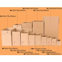3-layer Cardboard Box Wholesale of Express Moving Packaging Carton Logistics Transportation Turnover Box