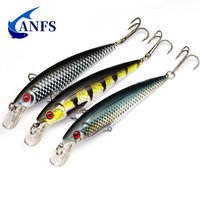 ANFS 1pc/3pcs Fishing Lures Hard Baits - 11cm Sinking Minnow Artificial Baits for Saltwater Freshwater -Fishing Gift for Angler