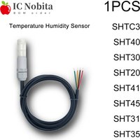 1PCS SHTC3 SHT40 SHT30 SHT20 SHT41 SHT45 SHT31 SHT35 Digitale Temperatur Feuchtigkeit Sensor I2C IIC Sonde Kunststoff Shell Wasserdicht