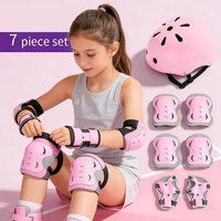 New High Quality 7Pcs/Set Adjustable Guards Protective Gear Set Thickened Shock-absorbing Knee Pads and Elbow Pads Breathable