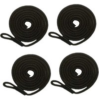 [NEW!ABKG】 Boat Dock Lines 4Pcs For Pontoon Boats, Sailboats, Yachts- Docking Protection Accessories