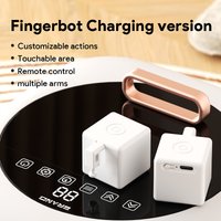 Tuya Smart Touch Finger Robot ZigBee 3.0 Chargeable Switch Button Pusher Bot Remote Control App Support Alexa Google Home Alice