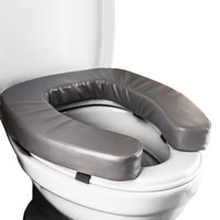 Toilet Seat Riser Ergonomic Portable Assistance Non-slip Padded Seat Toilet Lift Assist for Elderly Disabled Pregnant Home