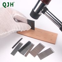 Coupe-poinçon plat pour artisanat du cuir, 8 tailles, en acier à haute teneur en carbone, Kit d'outils de coupe plate pour bricolage, 3/5/8/10/18/15/18/20mm