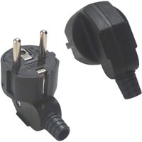 EU Plug Adapter 250V 16A Male Replacement Outlets Rewireable Schuko Electeic Socket 4.8 Euro Connector For Power Extension Cable
