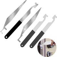 2/3pcs Stainless Steel Lock Picking Pry Bar Tool Multitool for Firefighters Multipurpose Leverage Tool Set for Emergency Rescue