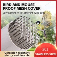 Balcony Drainage Cover, Round Anti-blocking Roof Floor Drain, Outdoor Large Displacement Stainless
