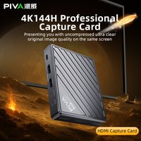 PIVA VD15 Video Capture Card 4K 166Hz RGB VRR Variable Refresh Rate for HDMI Game XBox PS5 Switch Live Streaming DJI Drone