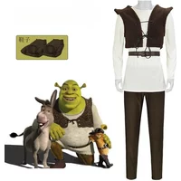 BRM Monster Cos Costume Shrek Same Cosplay Halloween Role Play Stage Performance Costume