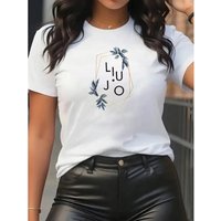 2025 Women's T-shirt Casual Fashion Short Sleeve Cotton T-shirt Summer Street Wear Y2k Casual Fashion Women's T-shirt