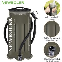 NEWBOLER TPU Detachable Drinking Tube Water Bag Large Capacity Outdoor Drinking Bag Mountaineering Running Reservoir Bag 2L/3L