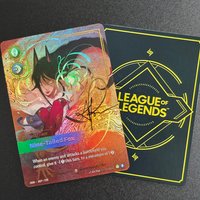 DIY English Riftbound League of Legends Origins Trading Card Game OGN Kai'Sa Sett Yasuo Teemo Overnumbered Collection Tcg Card