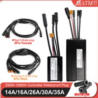 AliExpress LITTLE TT Electric Bike KT Controller 36V/48V 14A 16A 26A 30A 35A Waterproof Brushless 250W-1000W Ebike Accessories with Light Function