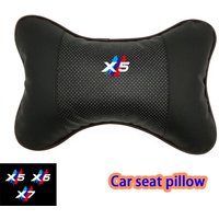 High-grade leather car headrest,breathable neck pillow,car accessories,for BMW M X5 X6 X7