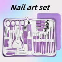 9/18/30 Piece Stainless Steel Nail Art Set, Modern Style Nail Clippers with Sharp Edges, Durable Manicure Tools