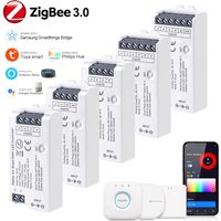 Zigbee Smart Dimmer Wifi Switch Dimmable RGBCCT LED Strip Controller Smart Home RGB Controller COB Led Dimmer Light Accessories