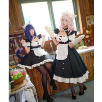Minazuki Shigure Strawberry Anime NEKOPARA Cosplay Costume New Girl Sweet Maid Dress Halloween Party Woman Lolita Uniform