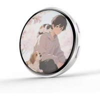 AliExpress NONE GIF Dynamic Digital Display Badge DIY Photo Video MP3 Player Anime Trendy E-Badge for Game Cycling Kids Boy Gift