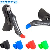 1pair Silicone Protective Cover for Road Bike Shifter Lever Case Cover for Road Bicycle Shifter Lever Head Resistant Sleeve