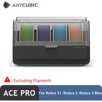 Anycubic ACE Pro für Kobra 3 MAX Filamentbox mit automatischer Trocknung, Filament-Backup-Unterstützung, 4-Farben-Druck