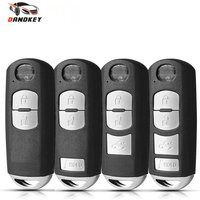 Dandkey 1PCS Key Fob 2/3/4 Buttons Smart Car Remote Key Shell Case For Mazda 3 5 6 CX-5 CX-7 CX-9 MX-5 Miata RX-8 2006-2018