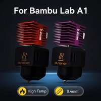 Upgrade 2.0 Hotend For Bambu Lab A1 Nozzle For Bambu Lab A1 Mini Nozzle Kit Hardened Steel Nozzle For Bambulab A1 Hotend A1 mini