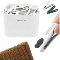 24/36pcs Clothes Pins With Storage Basket Household Food Clip Socks Underwear Rack Holder Plastic Laundry Hanging Pegs Clips