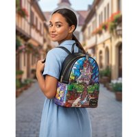 Beauty and The Beast Belle Castle Mini Backpack for Fashion Gift