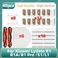 Kompatibel für Xiaomi Lydsto R1 /R1A /R1 Pro /S1 /L1 Teile Hauptseitenbürste Hepa-Filter Mopp Pad Staubbeutel Ersatzteile