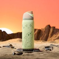 Star Wars 32oz FreeSip Insulated Stainless Steel Water Bottle with Straw for Sports, Travel, and School , 32 oz